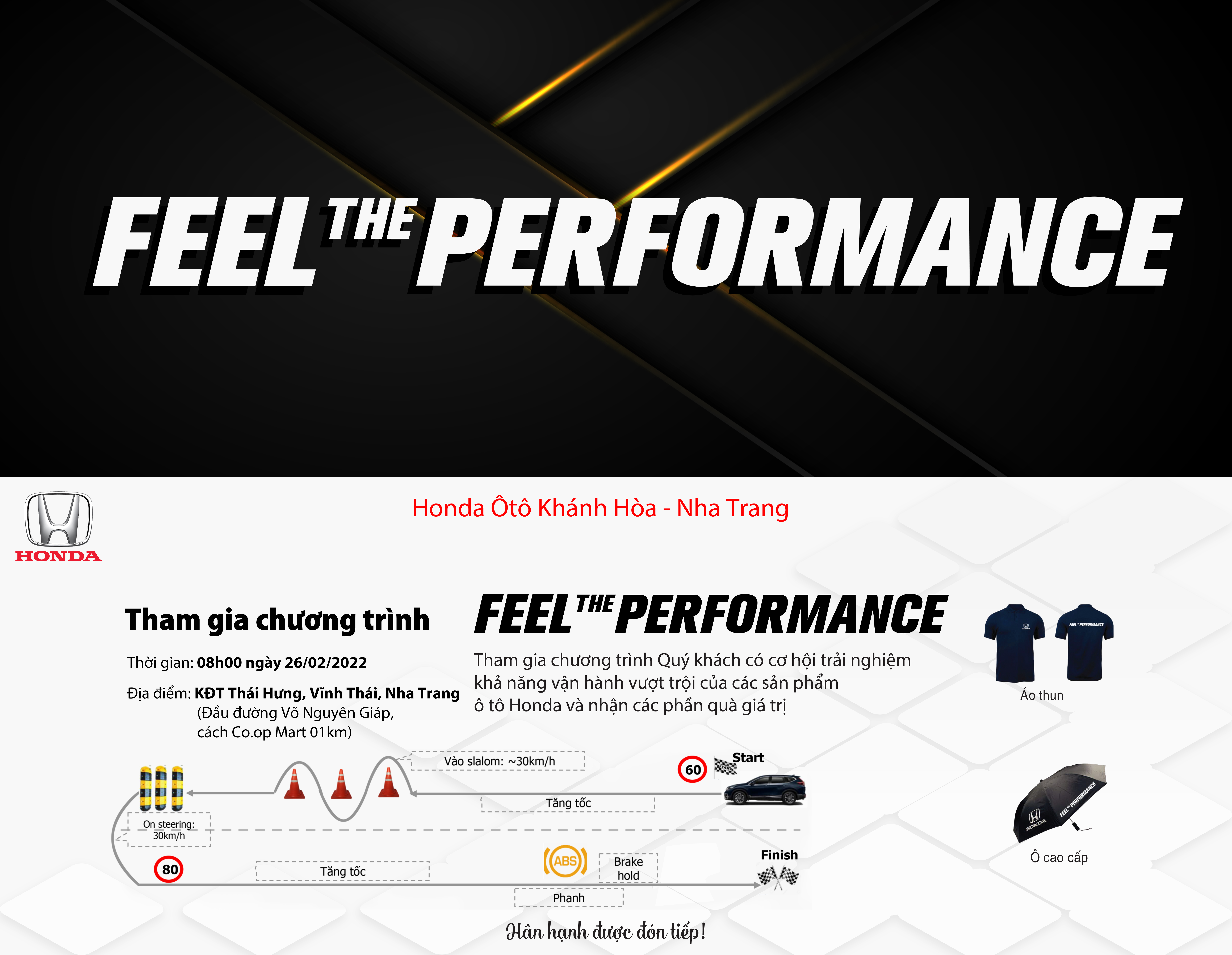 Chiến dịch Feel The Performance cùng Honda Ôtô Khánh Hòa – Nha Trang