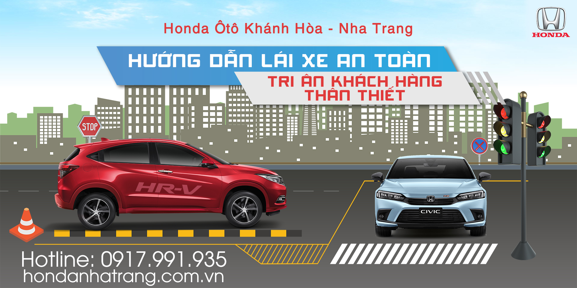 Chương trình Lái xe an toàn cùng Honda Ôtô Khánh Hoà – Nha Trang