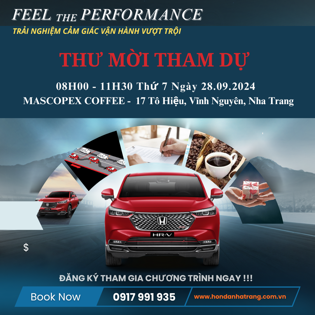 SỰ KIỆN ” FEEL THE PERFORMANCE – LÁI THỬ XE”  THÁNG 9